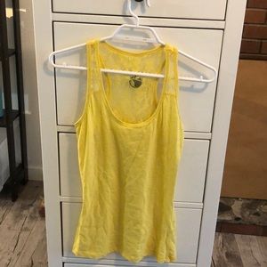 Yellow Cotton Racerback